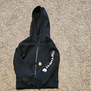 Carhartt Black Full-Zip Hoodie Sweatshirt